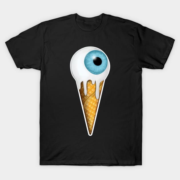 Ice cream eyeball Halloween T-Shirt by Meakm